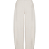Pants Barrel Brushed Sweat, White