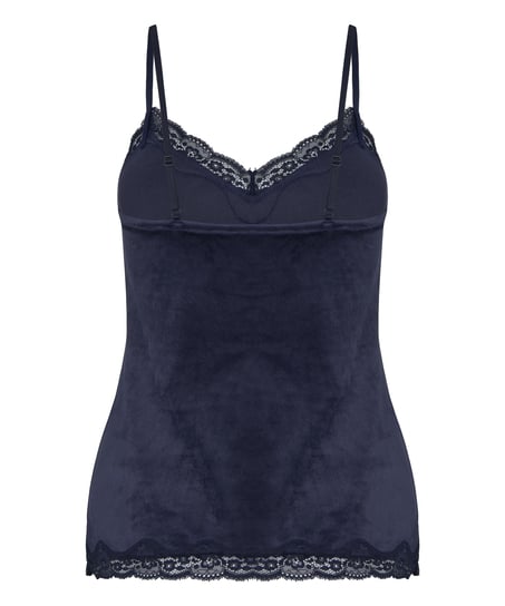 Pyjama Cami Velours , Blue