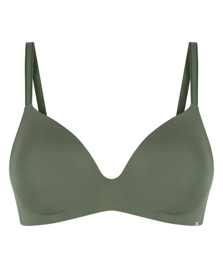 Mona padded non-underwired bra, Green