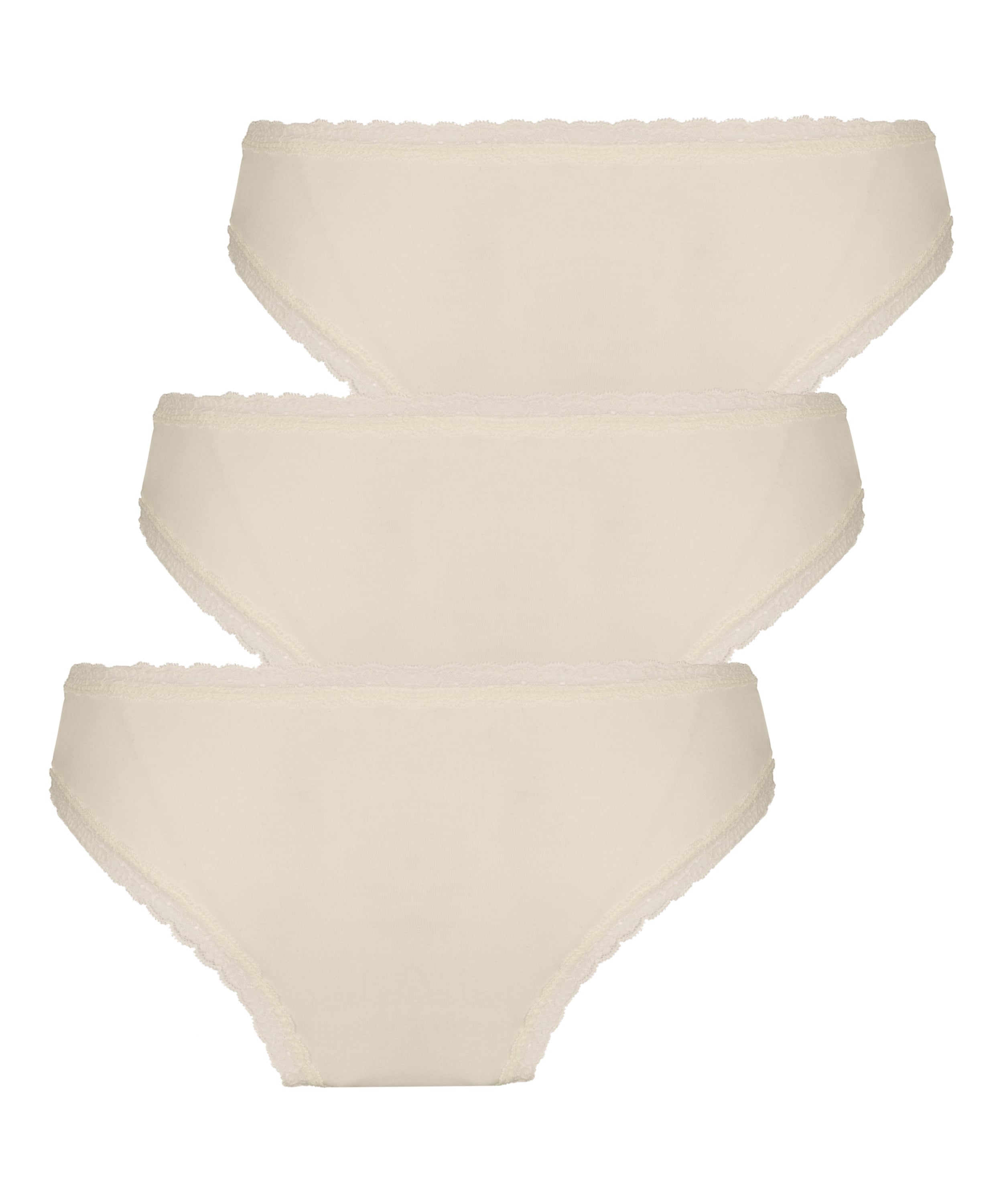 Multipack Cotton Brazilian, White, main