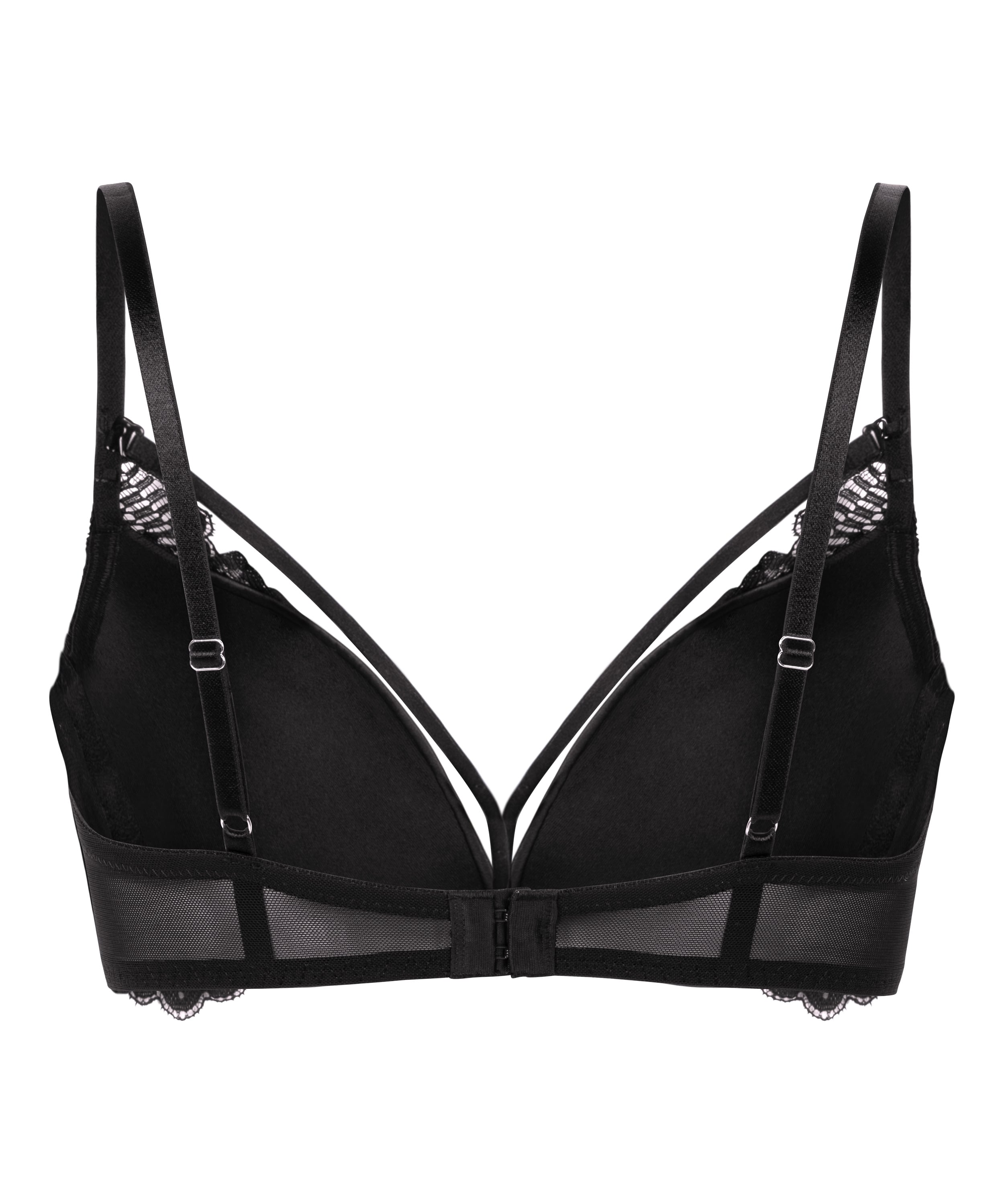 Whitney Padded Underwired Maximizer Bra, Black, main