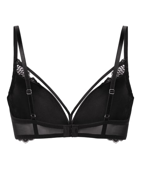 Whitney Padded Underwired Maximizer Bra, Black