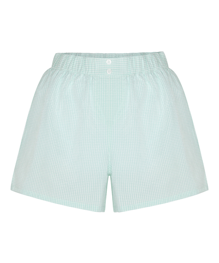 Pyjama Short Seersucker, Green