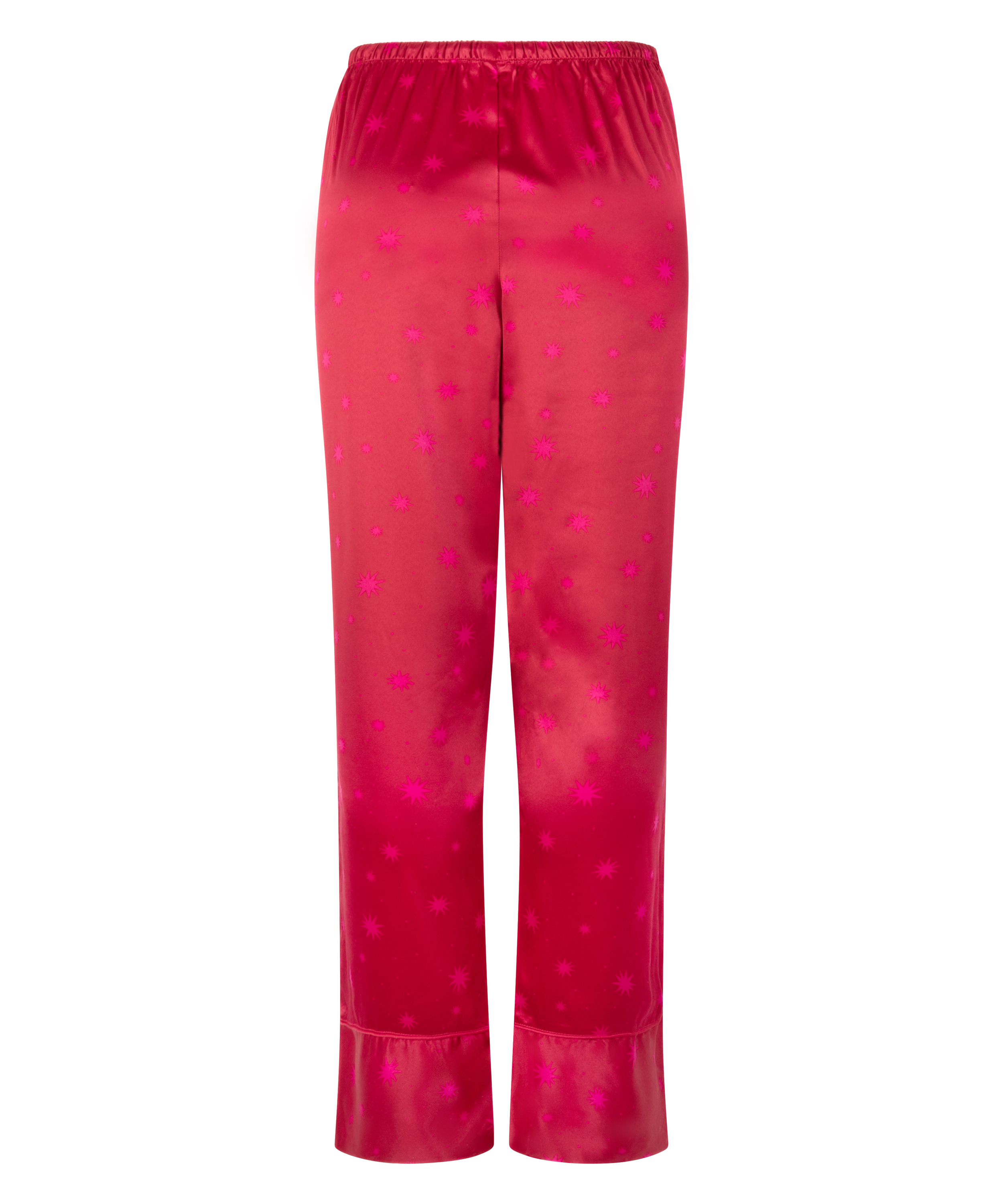 Satin Trousers, Red, main