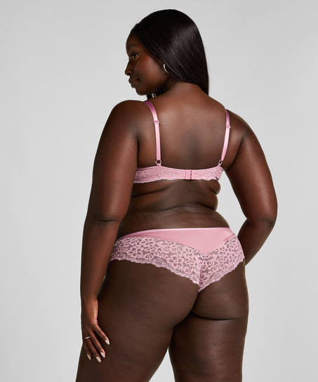 Marine Non-Padded Underwired Bra, Pink