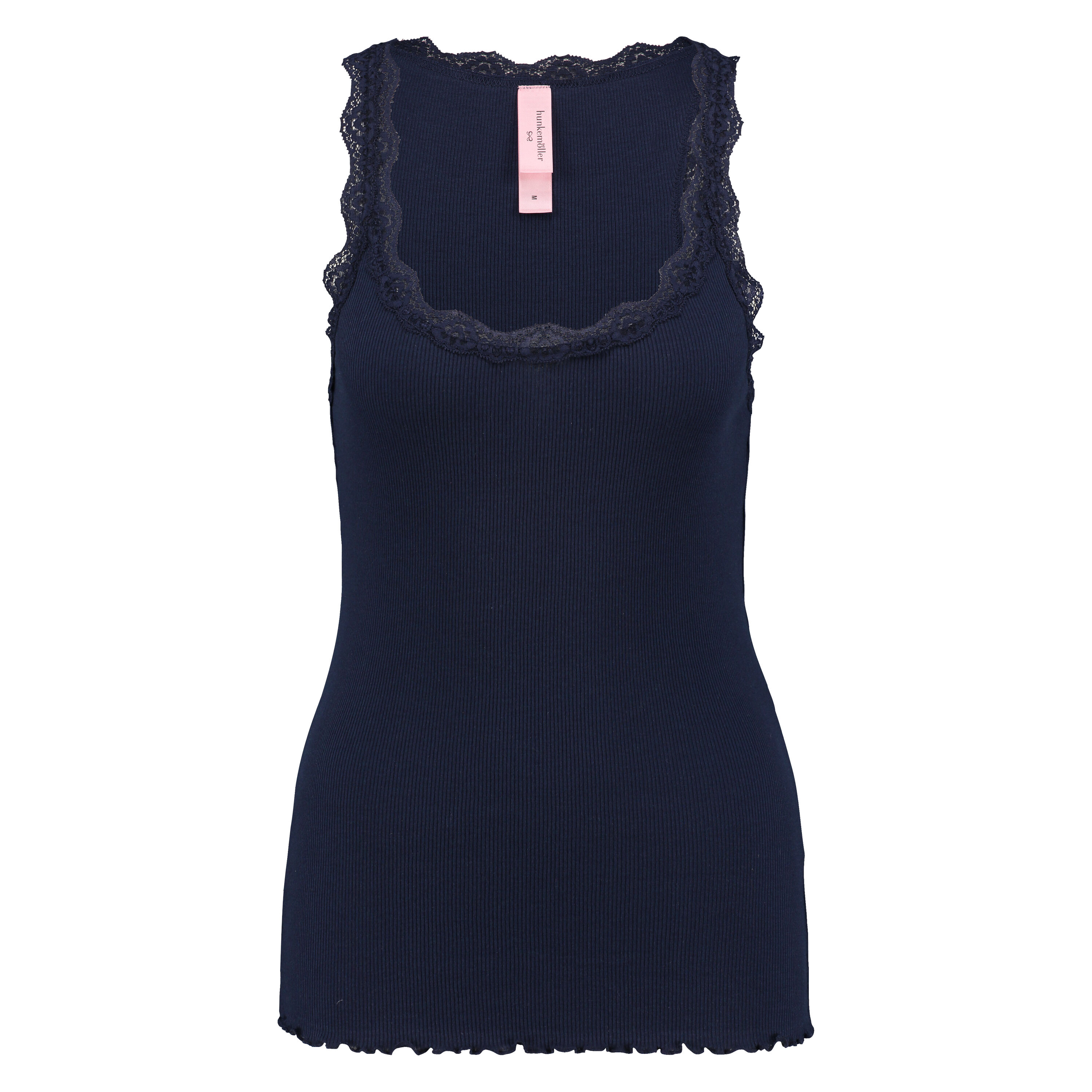 Top rib Cami lace, Blue