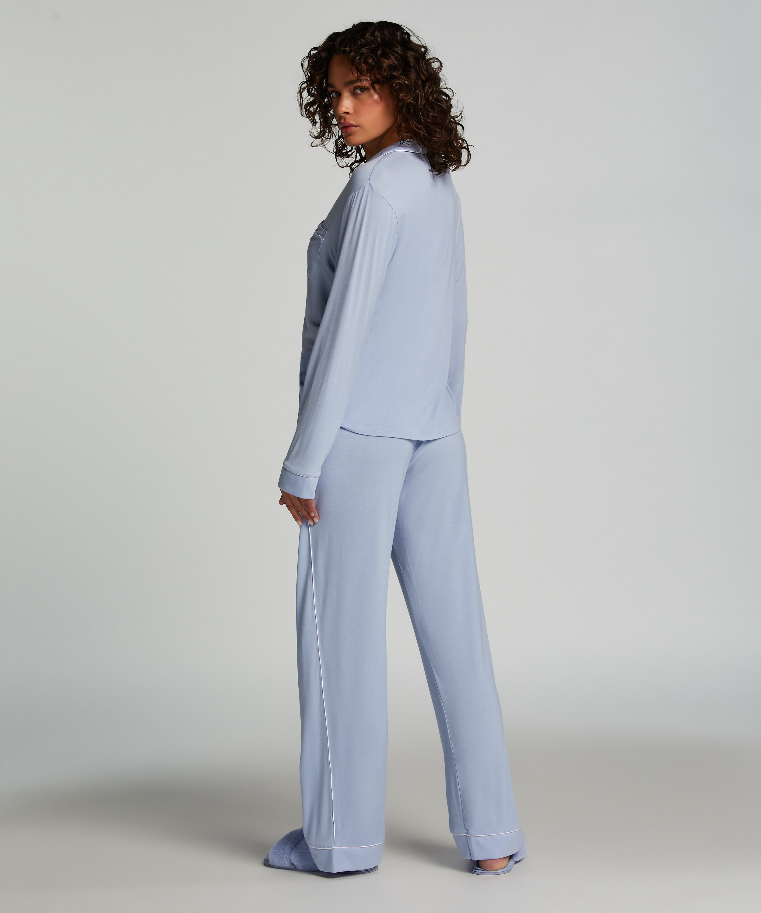Essential Jersey Long-Sleeved Jacket, Blue, main