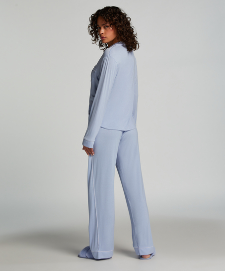Essential Jersey Long-Sleeved Jacket, Blue