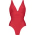 Luxe Shaping Swimsuit, Red