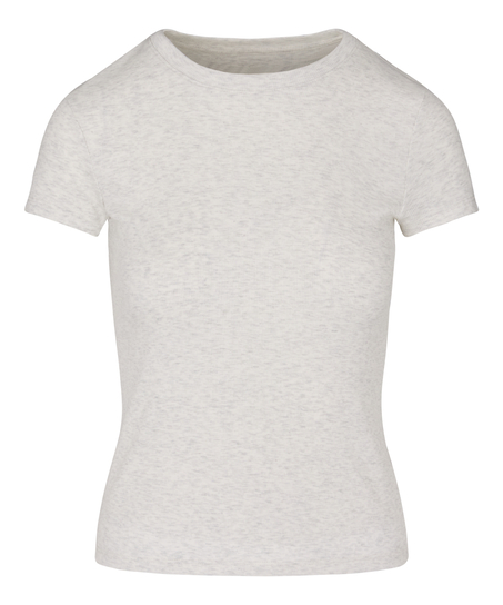 Shortsleeved Pyjama Top , Grey