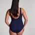 Shaping Shell Mesh Swimsuit, Blue