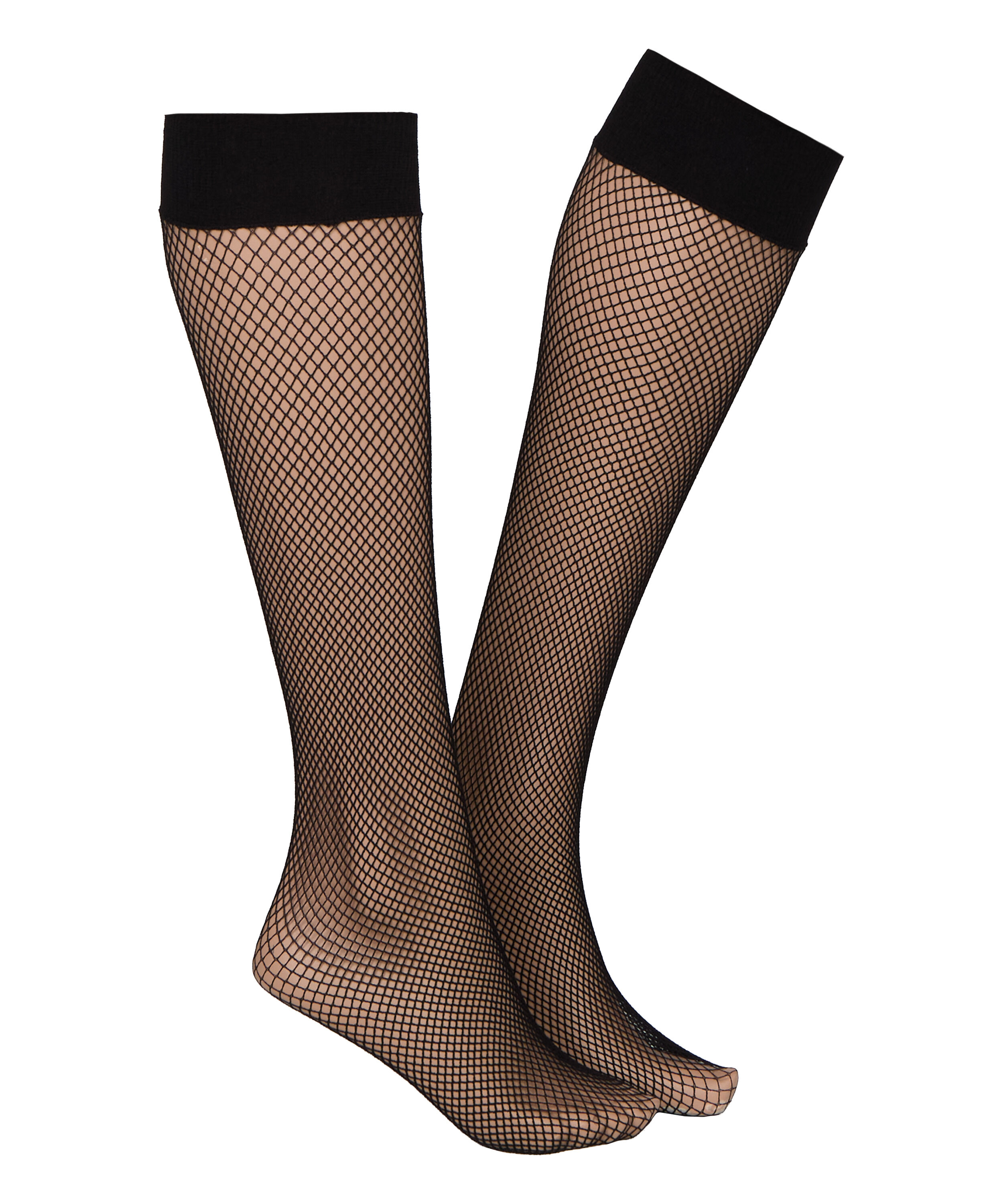 Sheer Socks Fishnet, Black