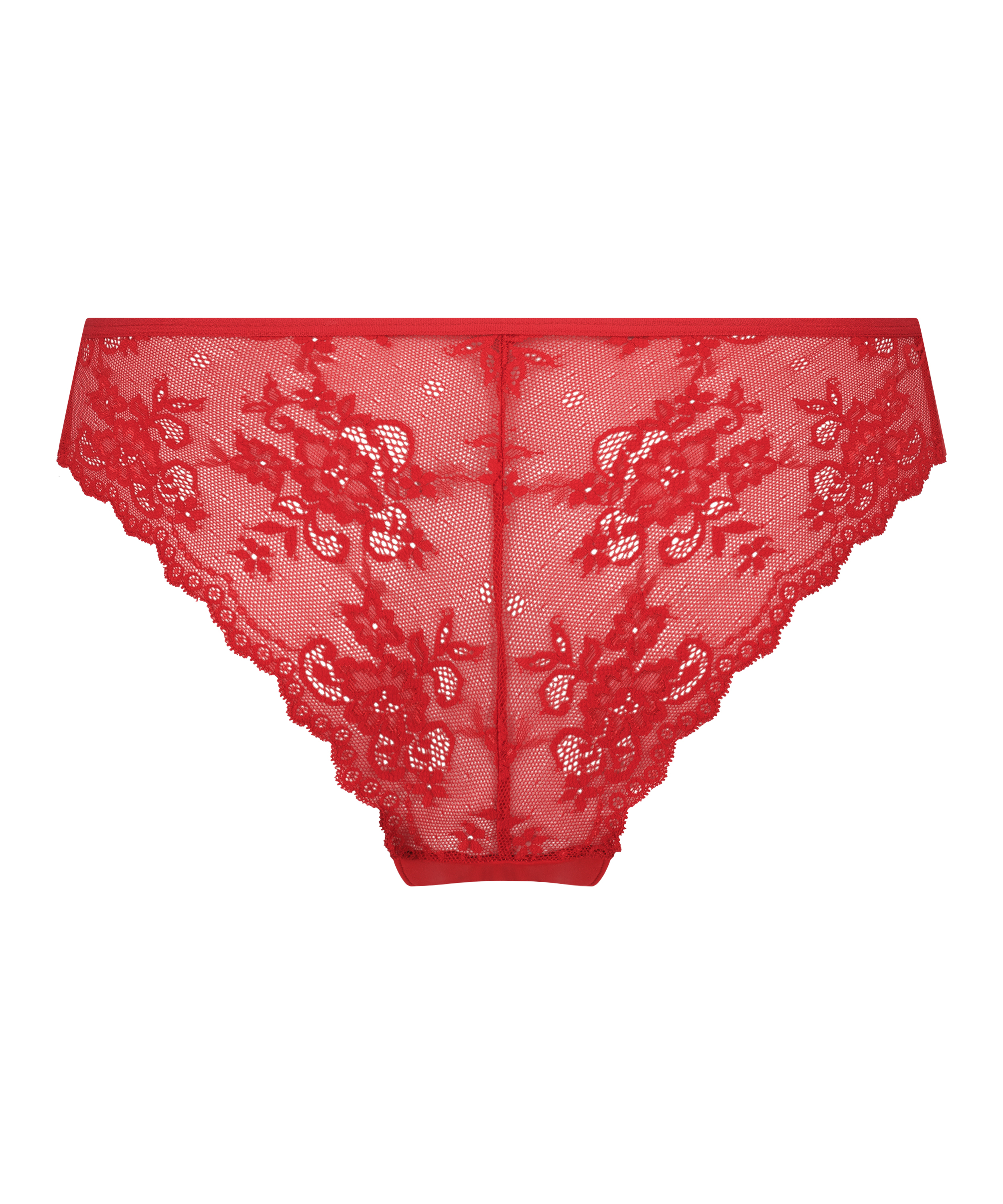 Invisible Lace Back Brazilian, Red, main