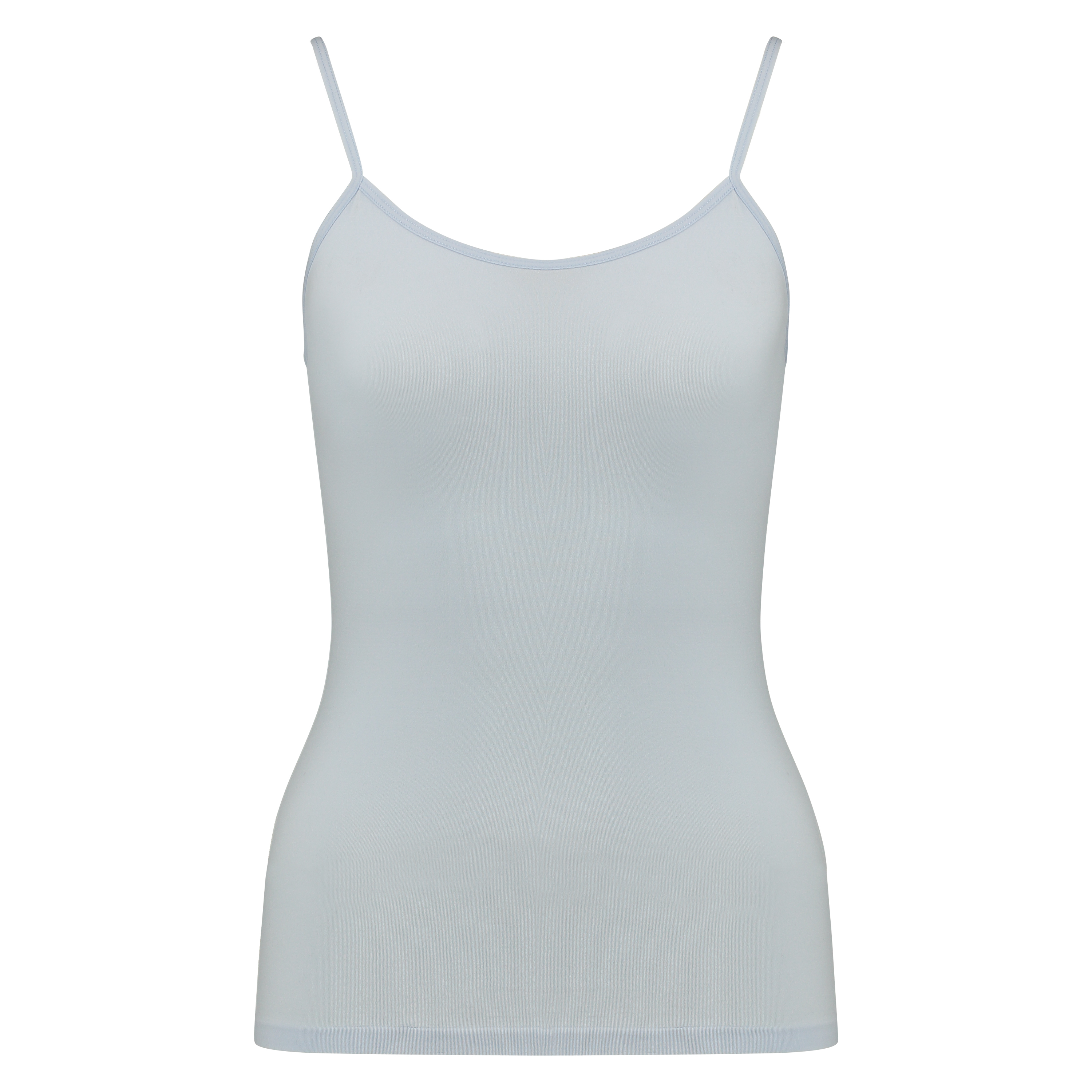 Seamless spaghetti top, Blue, main