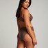 Diva High Knickers, Brown