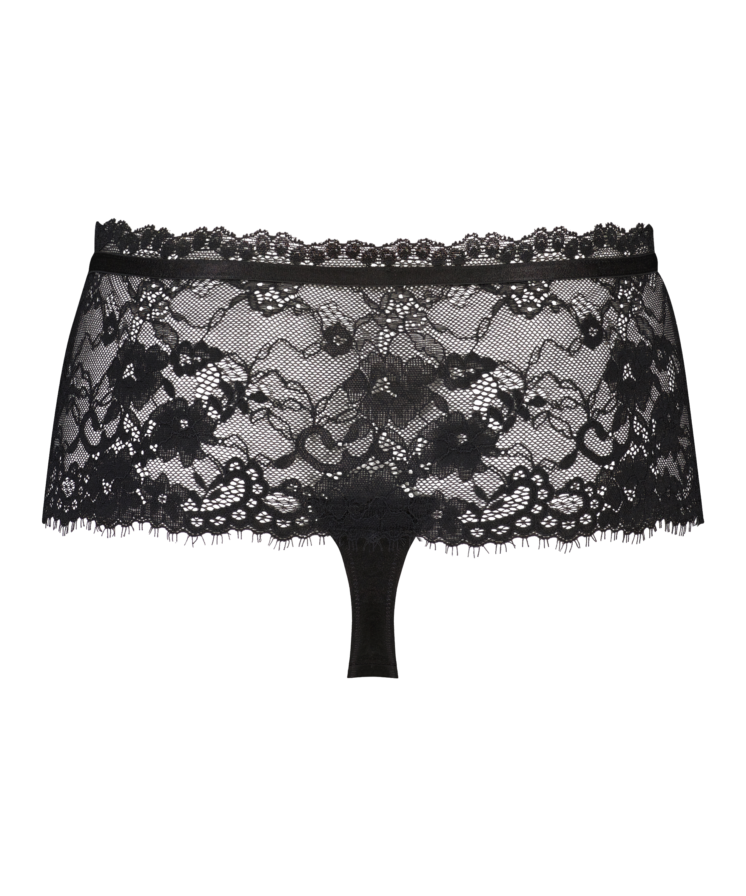 High boxer thong Amaka, Black, main