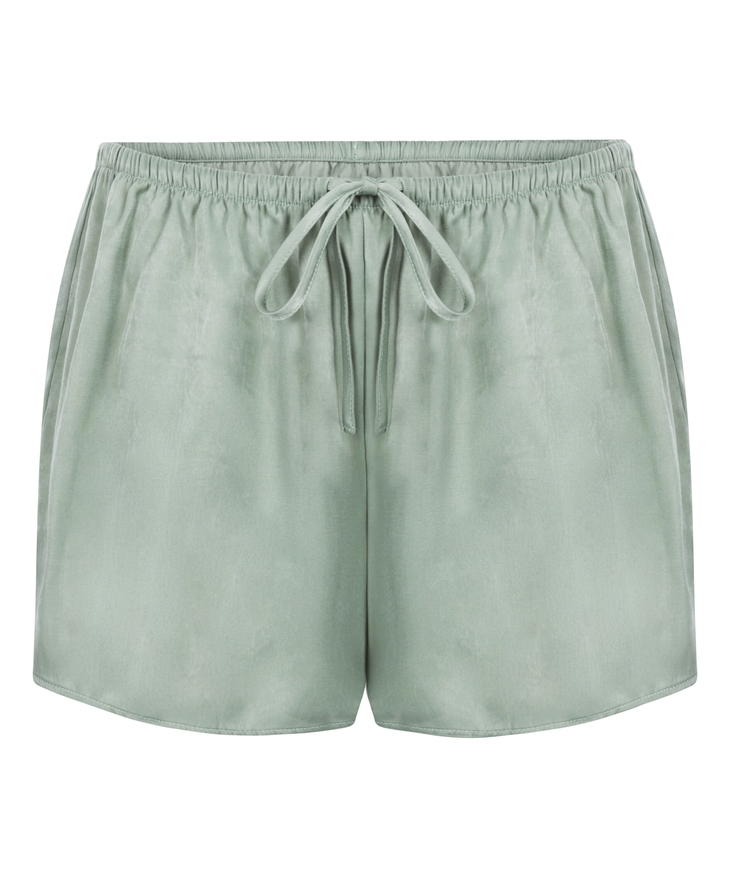 Ayla Satin Shorts, Green