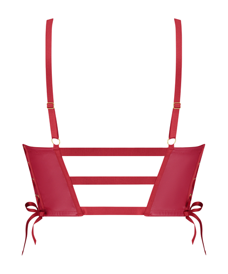 Manu Padded Push-up Underwired Bra, Red