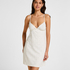 Pointelle Slipdress, White