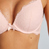 Teddy Padded Push-Up Underwired Bra, Pink