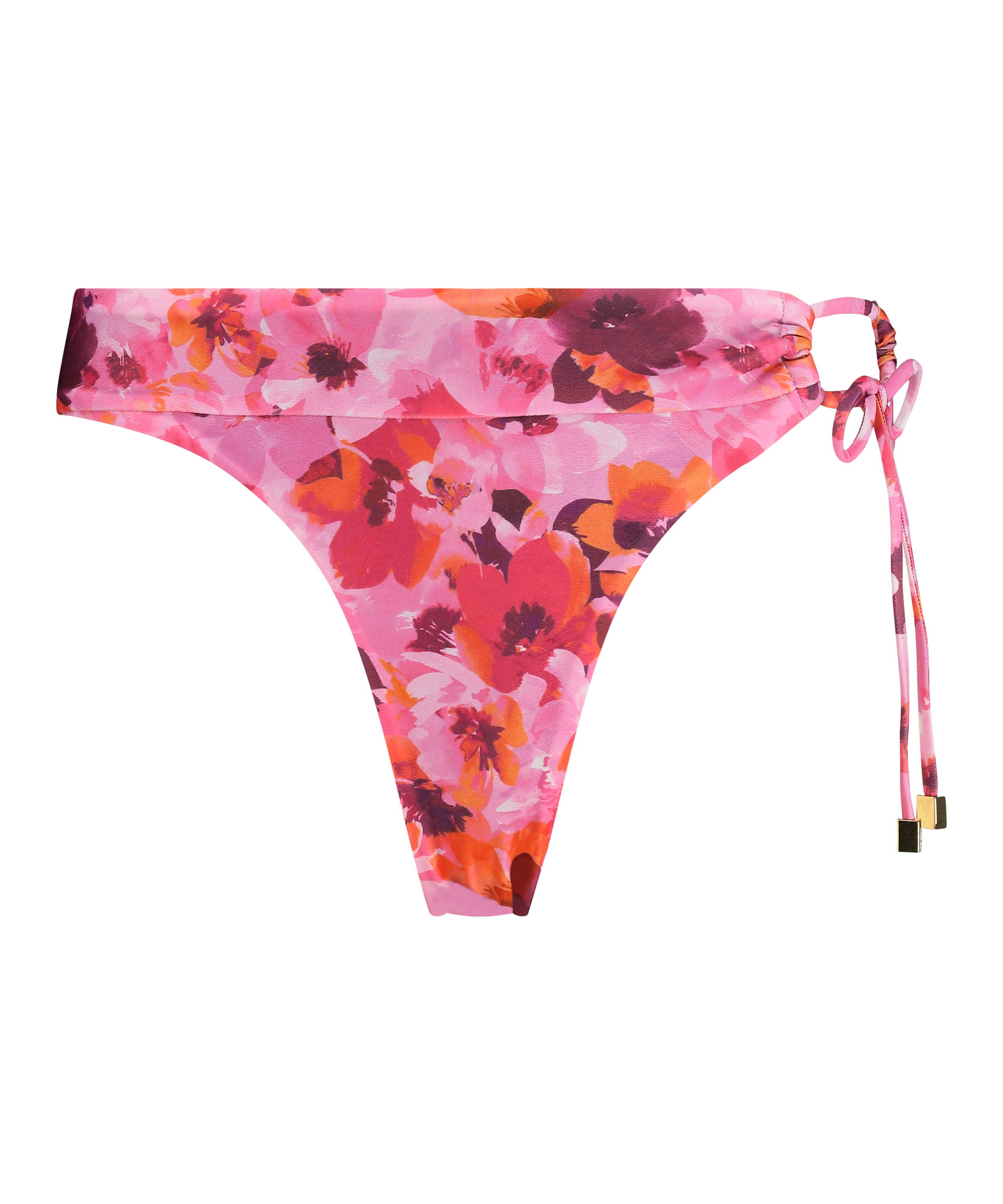 Floral Rio Bikini Bottoms, Pink, main