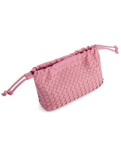 Faux Leather Make Up Bag, Pink