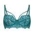 Isabella Non-Padded Underwired Longline Bra, Green