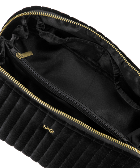 Velvet Make-Up Bag, Pink