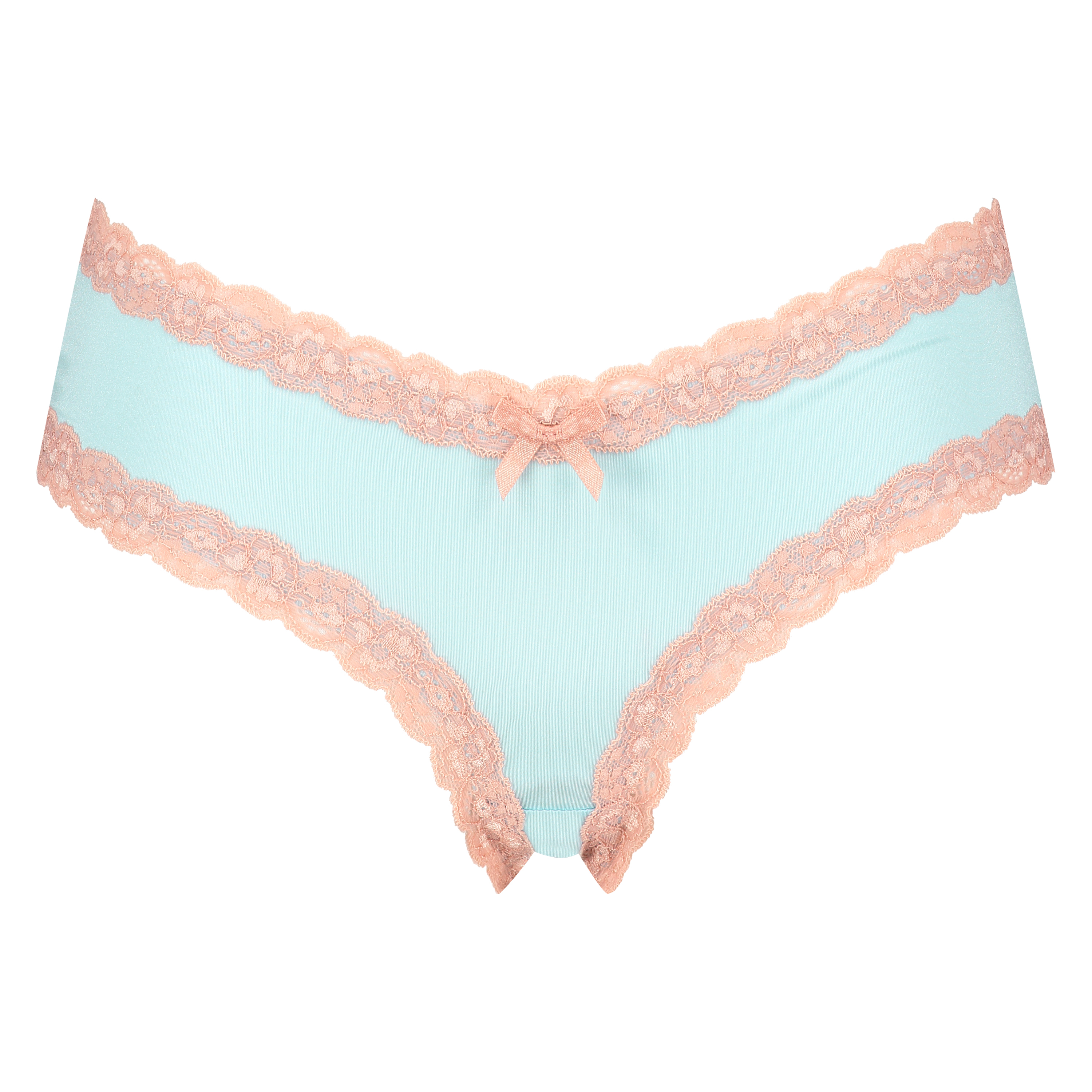 V-Shaped Microfibre Brazilian, Blue, main