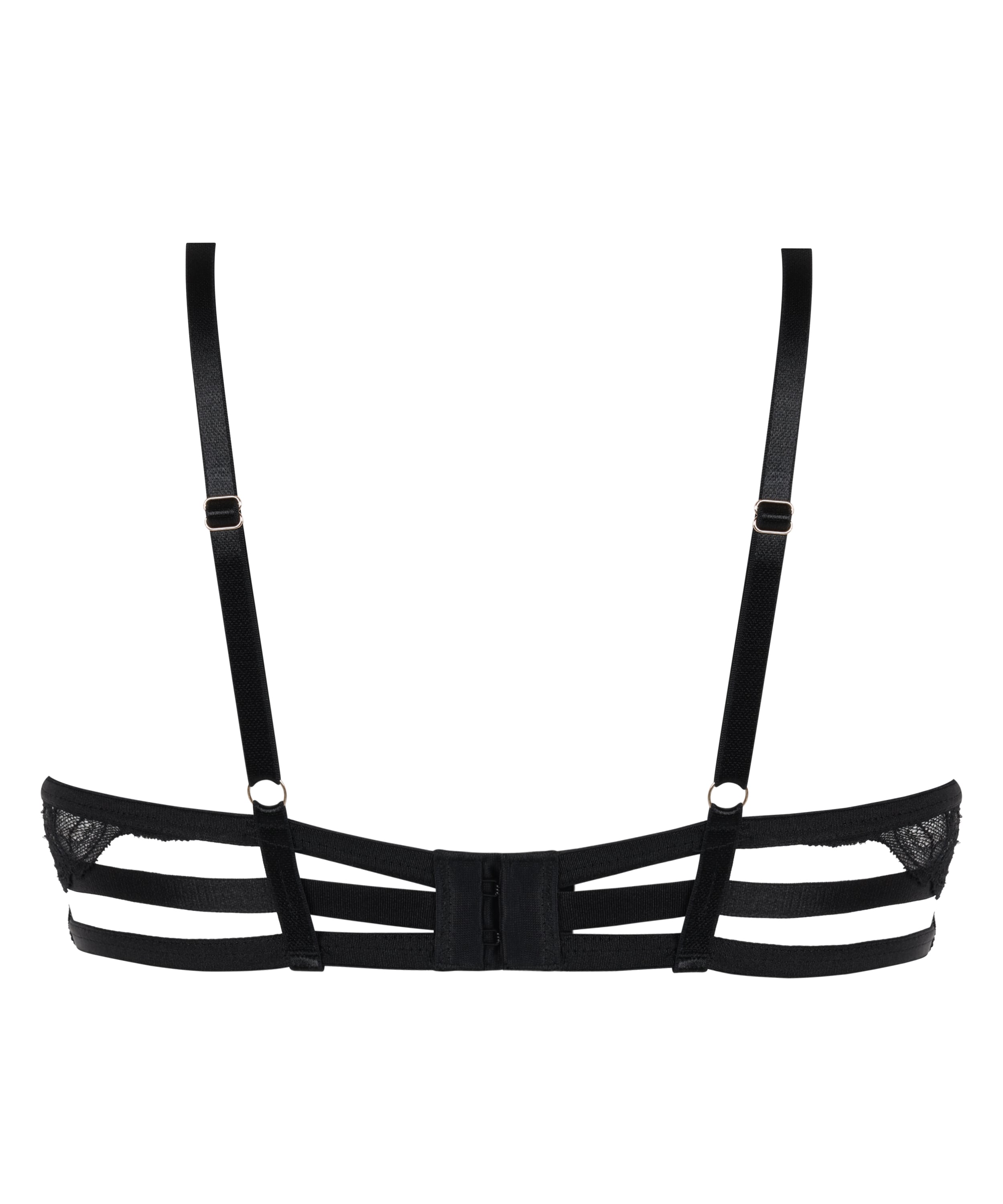 Cierra Padded Underwired Bra, Black, main