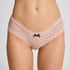 V-shaped Brazilian knickers mesh, Pink