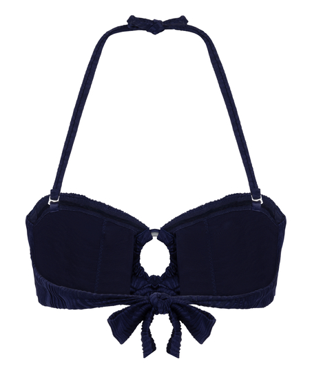 Cozumel Bandeau Bikini Top, Blue