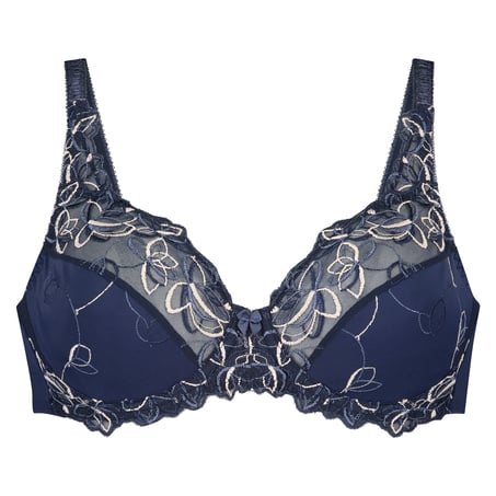 Diva Non-Padded Underwired Bra, Blue