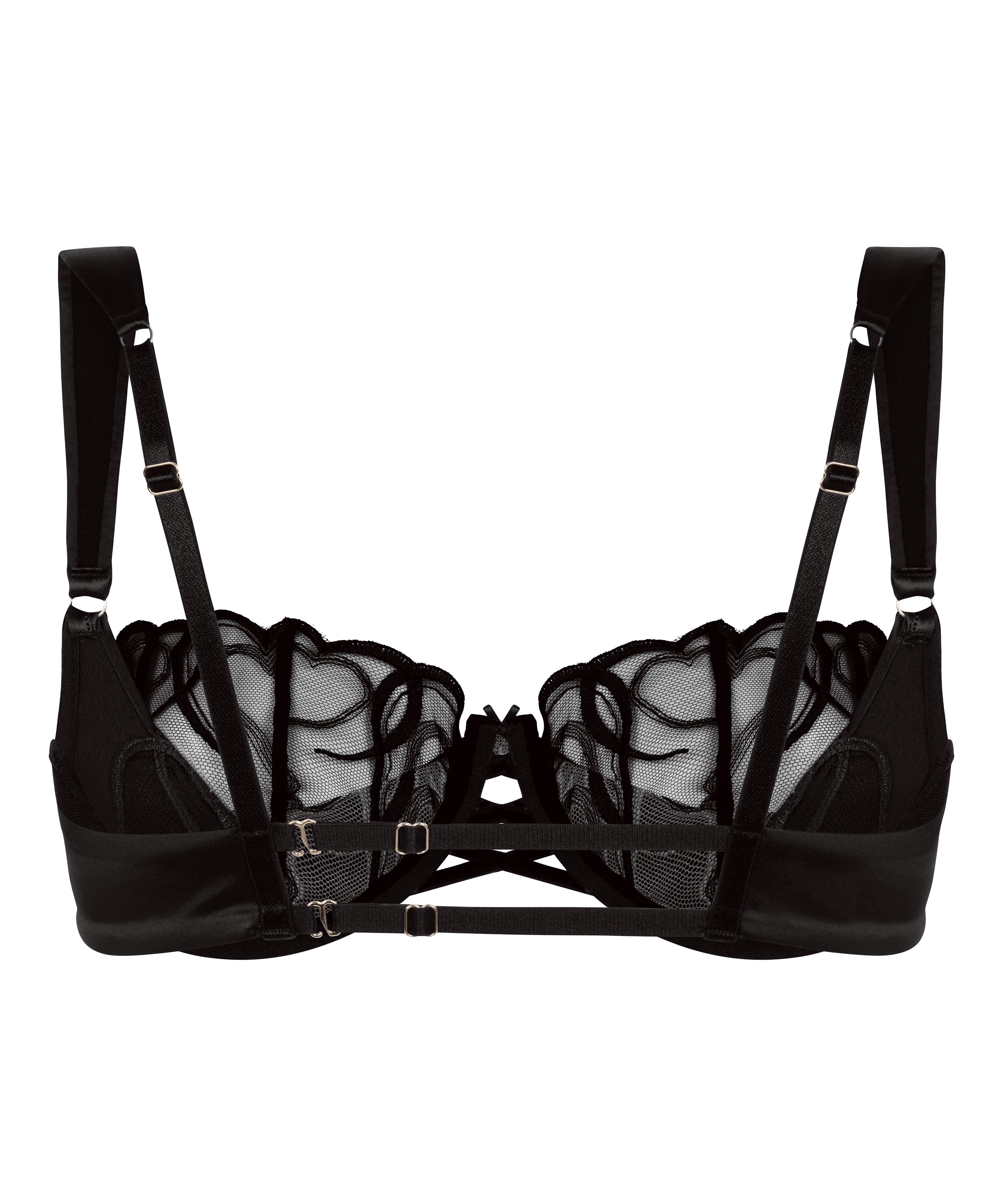 Olivia Non-Padded Underwired Bra, Black, main