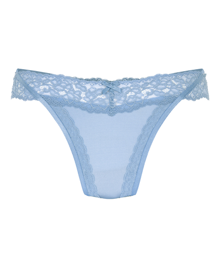 Elliena Extra Low V Thong, Blue