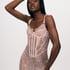 Lace Camille Slip dress, Pink