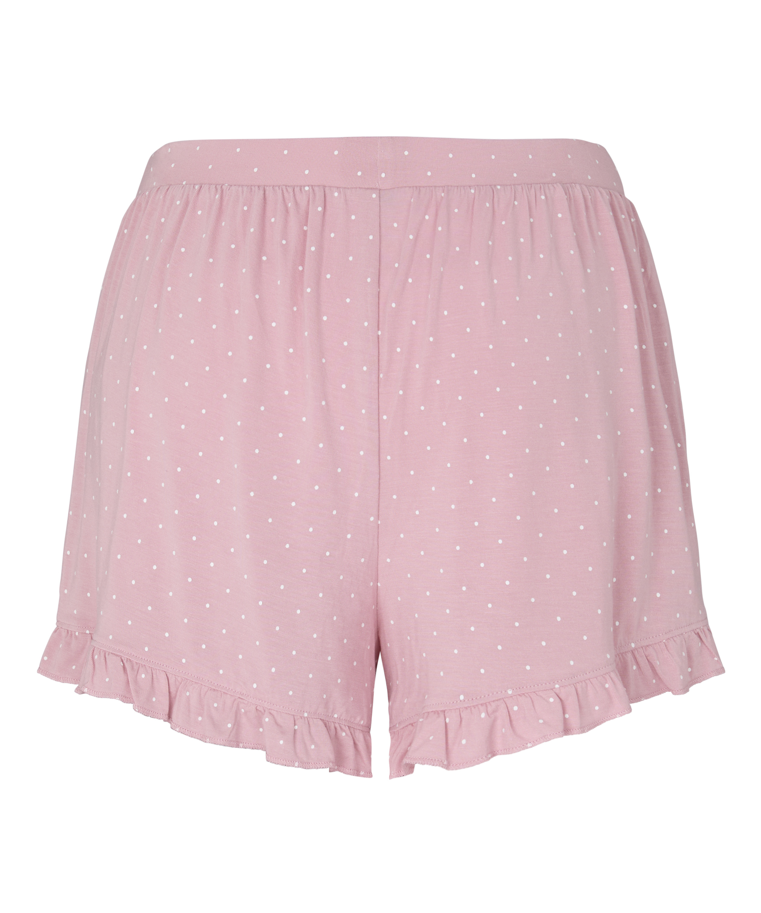 Jersey Ruffled Shorts, Pink, main