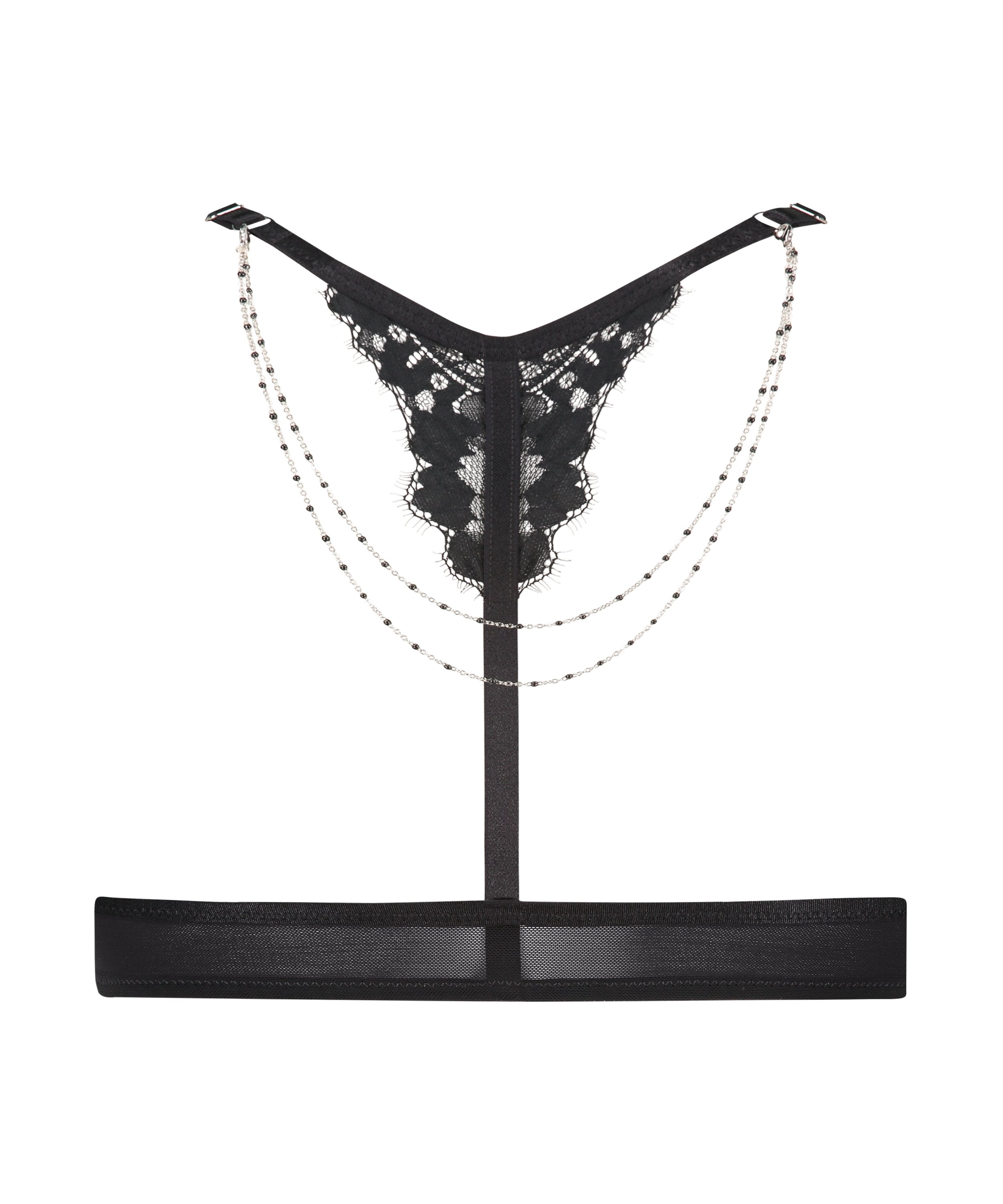 Lorena Padded Underwired Push-Up Bra, Black, main