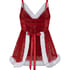 Sexy Santa Wired Slip Dress, Red