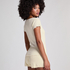 Rib Jersey Top, Yellow