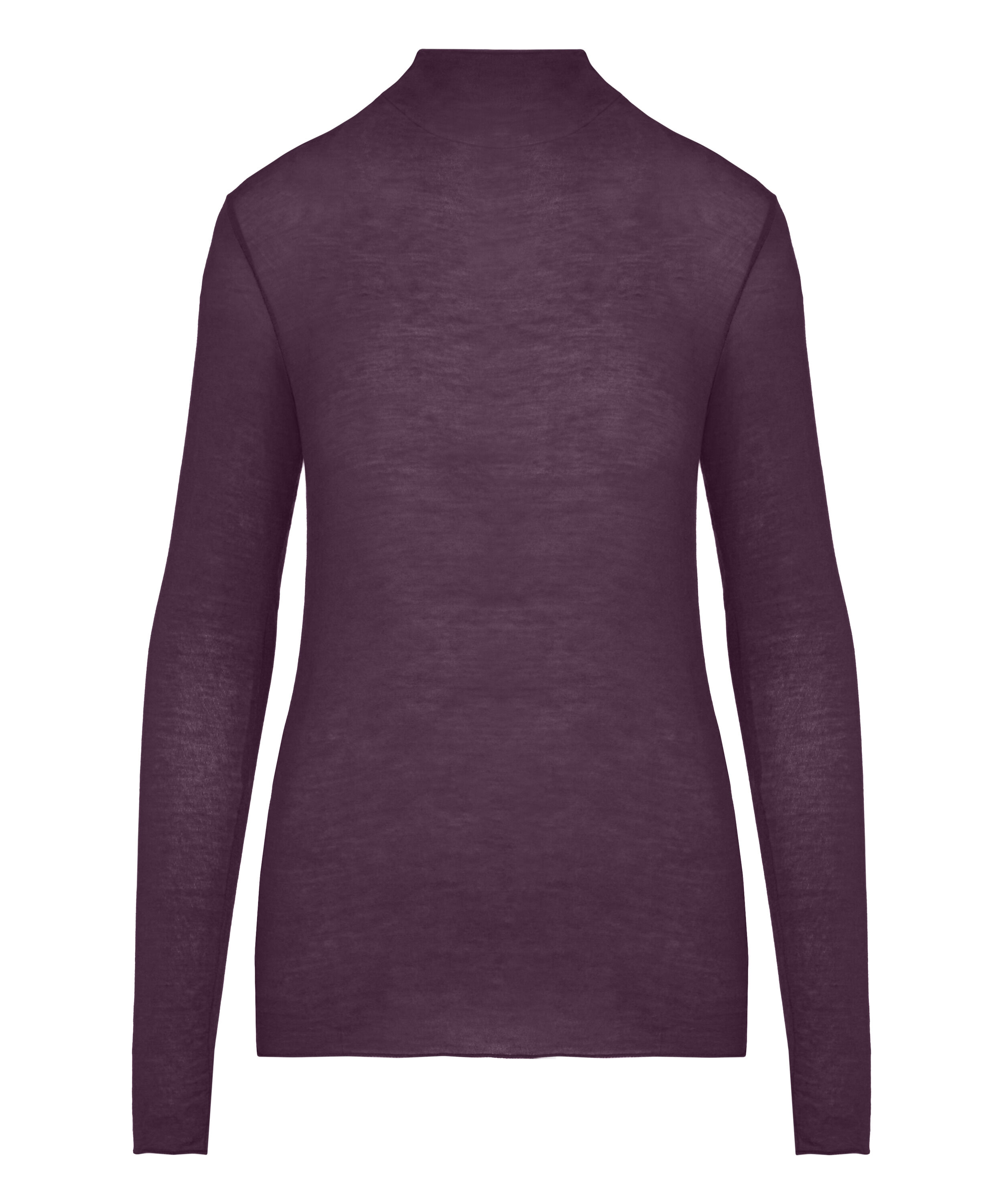 super soft Turtleneck shirt with Cashmere, Purple