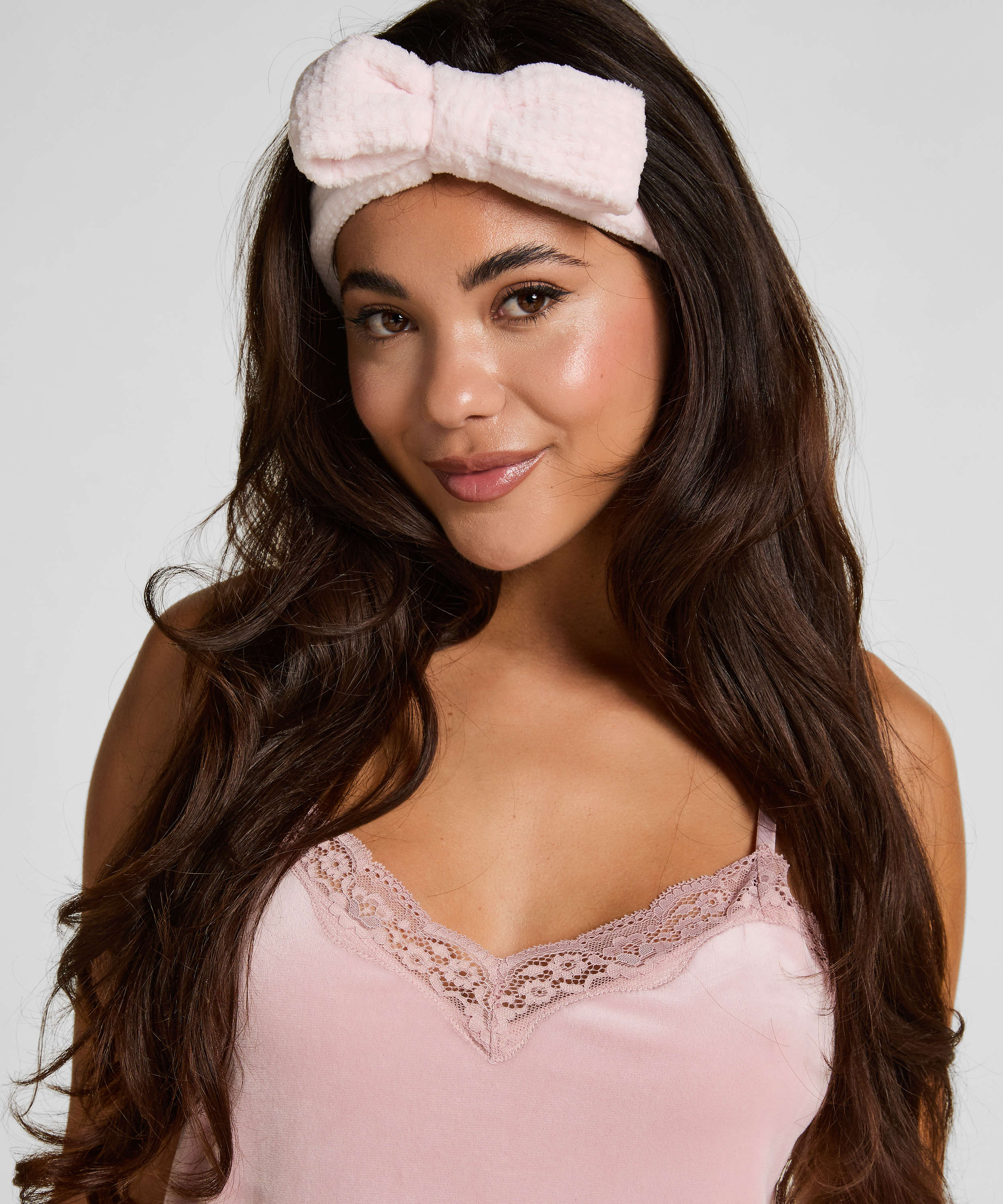 Headband and Scrunchie, Pink, main