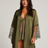 Satin Kimono, Green