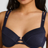 Padded Underwired Bikini Top Sorrento, Blue