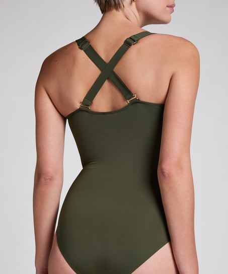 Shaping Ocean Swimsuit, Green