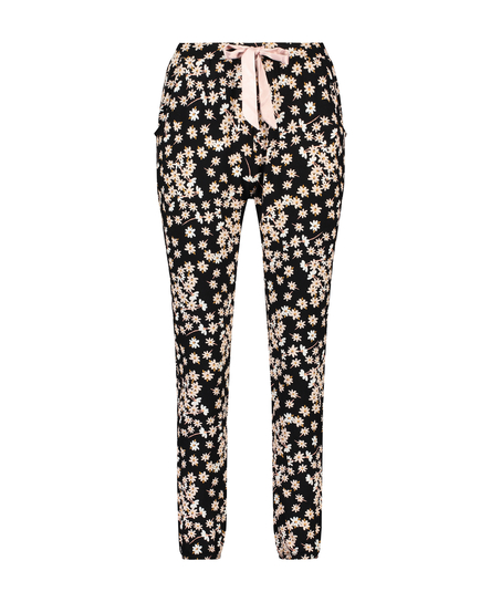 Petite Pyjama Pants Daisy, Black