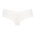 V-shaped Brazilian knickers mesh, White