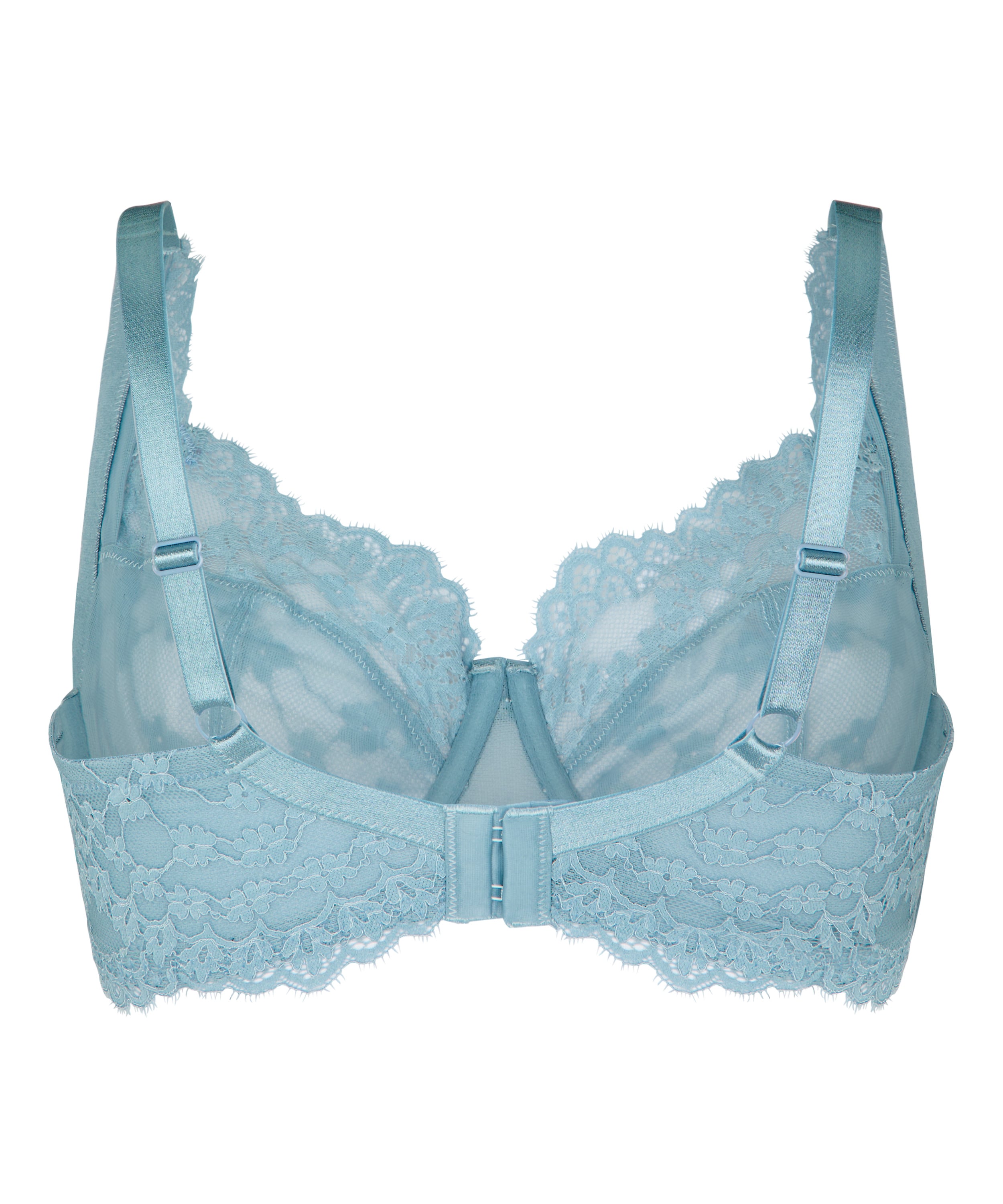 Daisy Non-Padded Underwired Bra, Blue, main