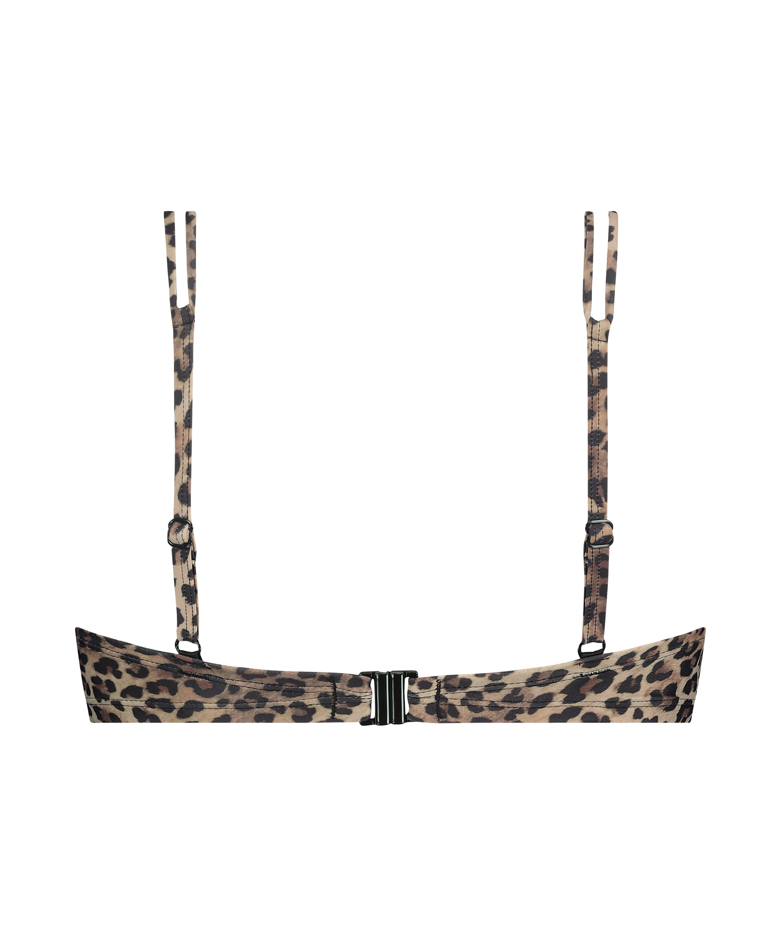 Cannes Push-Up Bikini Top, Brown, main