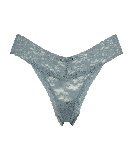 Extra Low V-Thong, Green